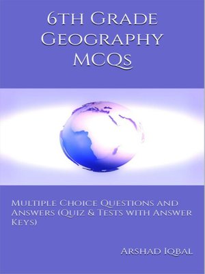 cover image of 6th Grade Geography Multiple Choice Questions and Answers (MCQs)